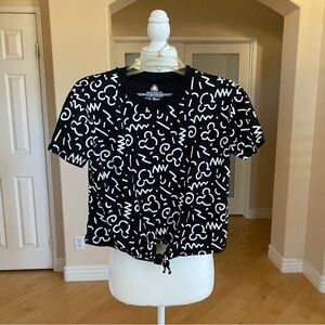 Disney Kids Black and White Graphic Tee
